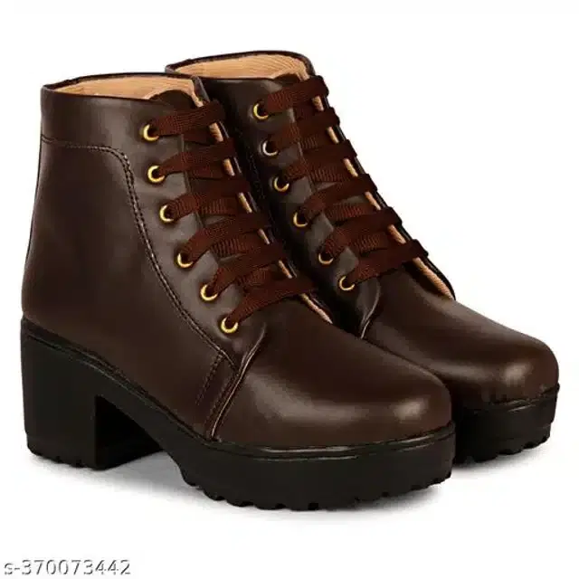 Boots for Women (Brown, 4)