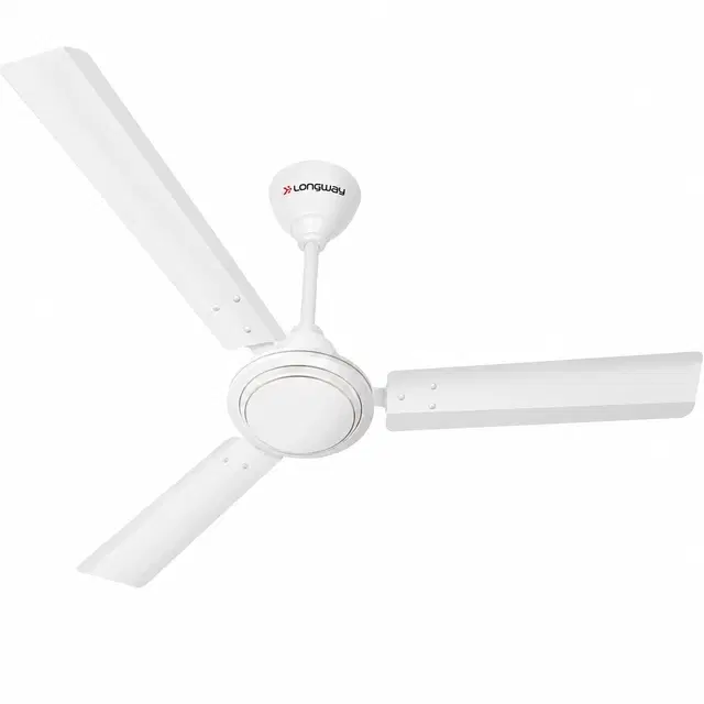 Longway Nexa P1 1200 mm 3 Blade Ceiling Fan, Ultra High Speed | White |
