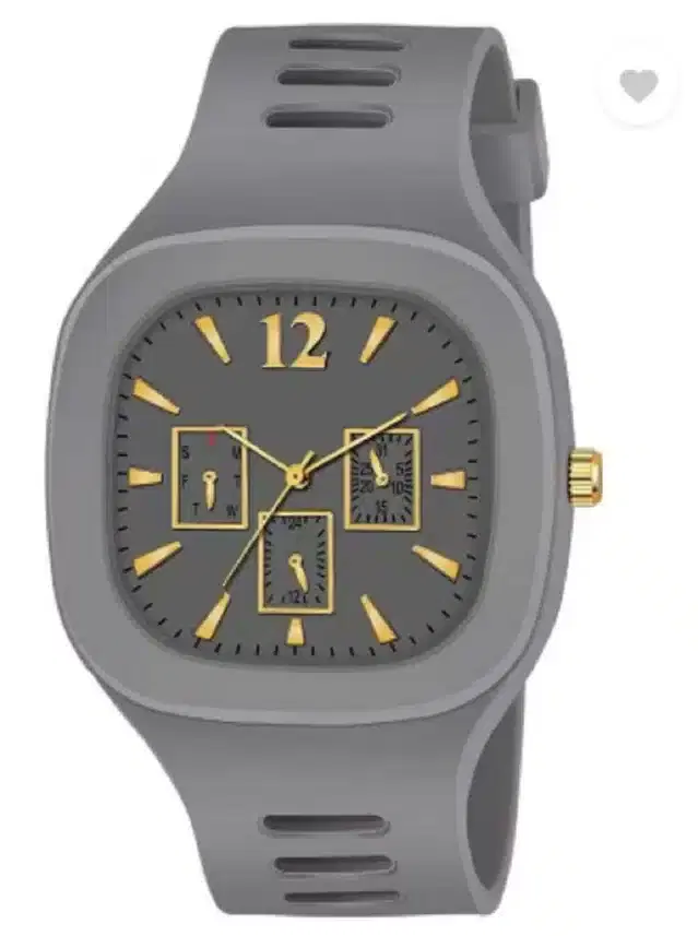 Unisex Analog Watch (Grey)