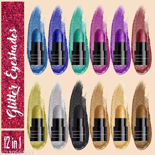 RONZILLE Long Lasting Eye Shadow Lid sticks, Pack Of 12