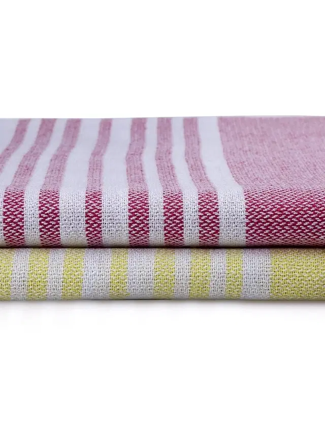 Cotton High Absorbent Bath Towels, Multicolor, Pack of 2