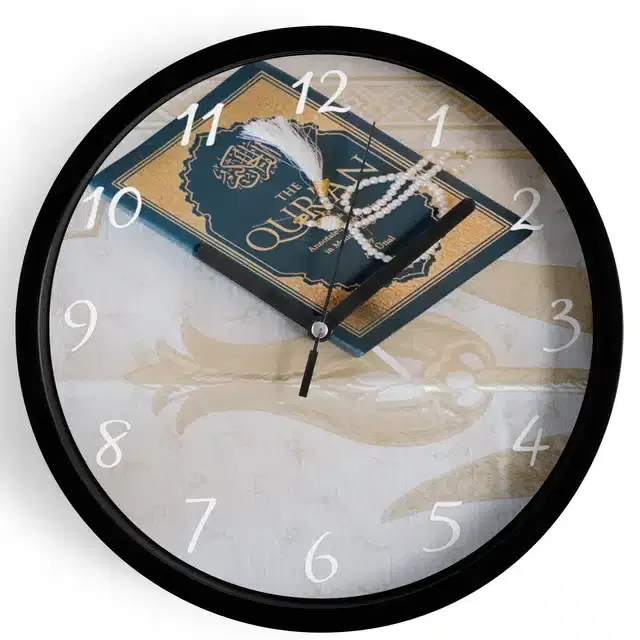 Analog Wall Clock, Multicolor, 7 inches