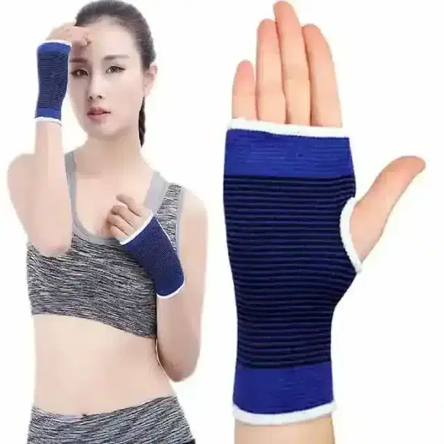 K Kudos Blue Palm Wrist Glove Hand Grip Support Protector Supporter