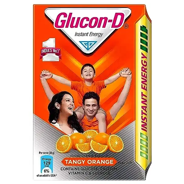 Glucon-D Tangy Orange Flavored Drink 450 g