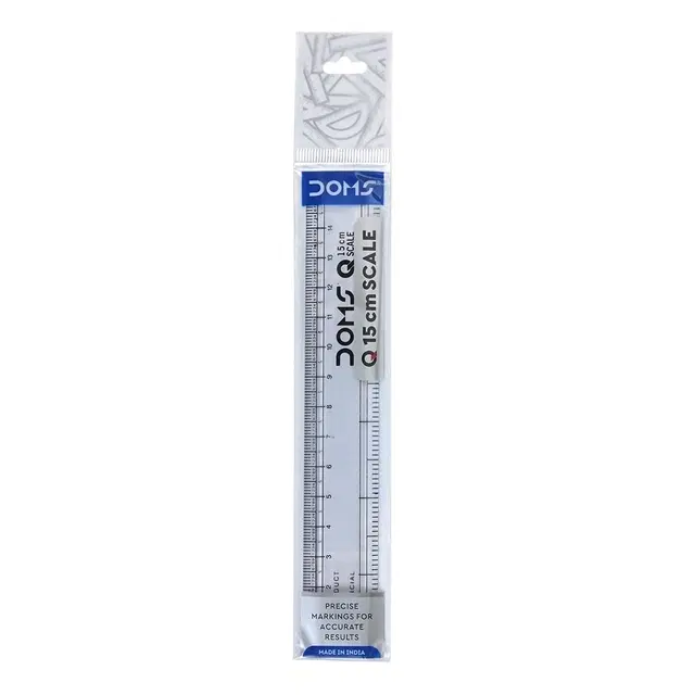 Doms Q Series [15Cm] Strong Plastic Scale