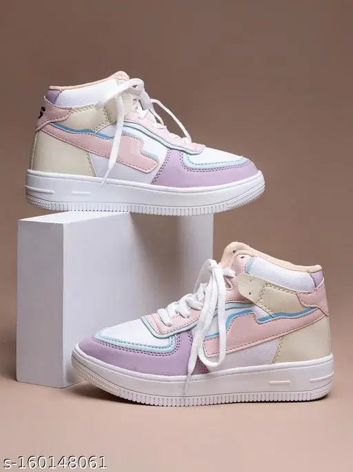 Shoetopia Slip-on Sneakers (Pink, IND-5)