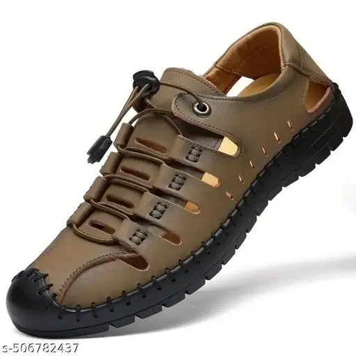 Sandals for Men (Brown, 6)
