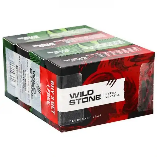 Wild Stone Deo Soap Combi Pack 4X125 g(Buy 3 Get 1 Free)