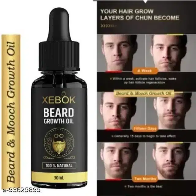 Xebok Beard Growth Oil, 30 ml