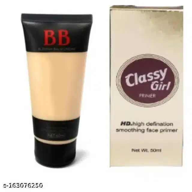 BB Cream, 60 ml with Classy Girl Face Primer, 50 ml, Set of 2