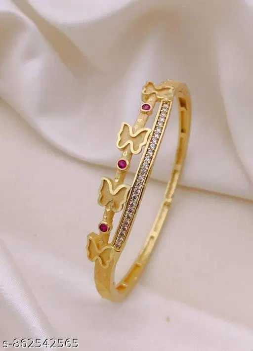 Bracelet for Women (Gold, Free Size)