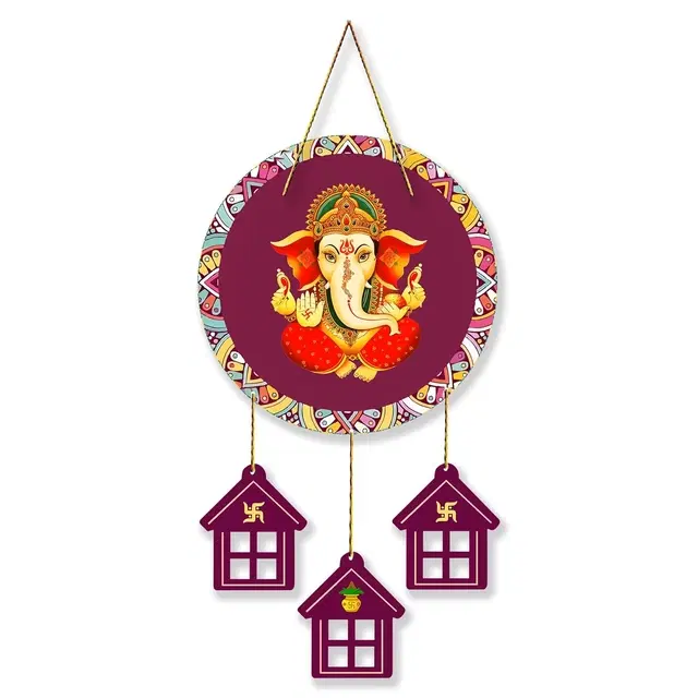 KC Arts Wall Ganesh Decorative Wall Hanging, Pack of 1