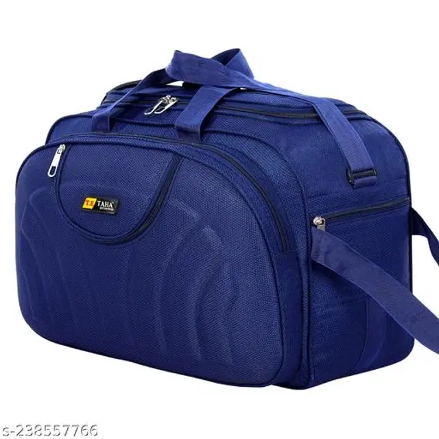 Polyester Duffel Bags, Navy Blue