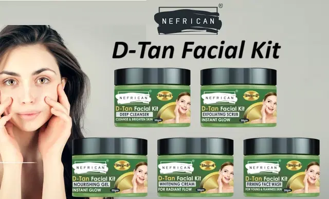 D-Tan Facial Kits, 50 g, Set of 5