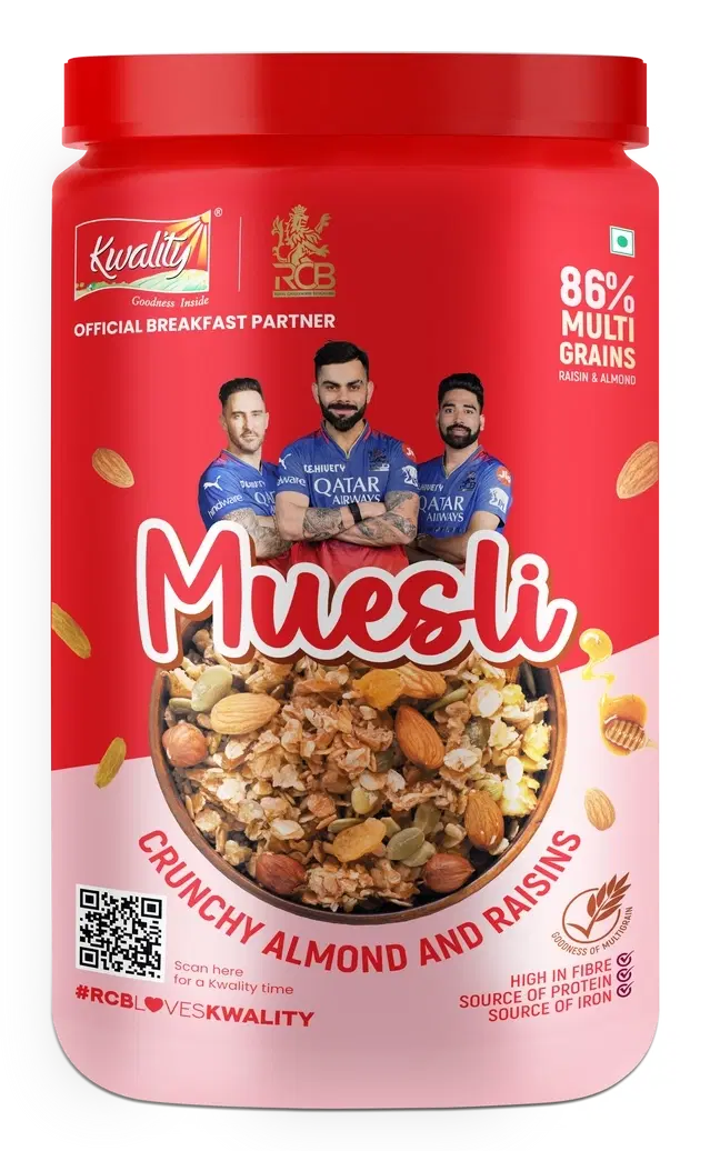 Kwality Muesli Crunchy 1 Kg (Jar)