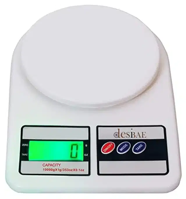 Digital Kitchen Scale, White