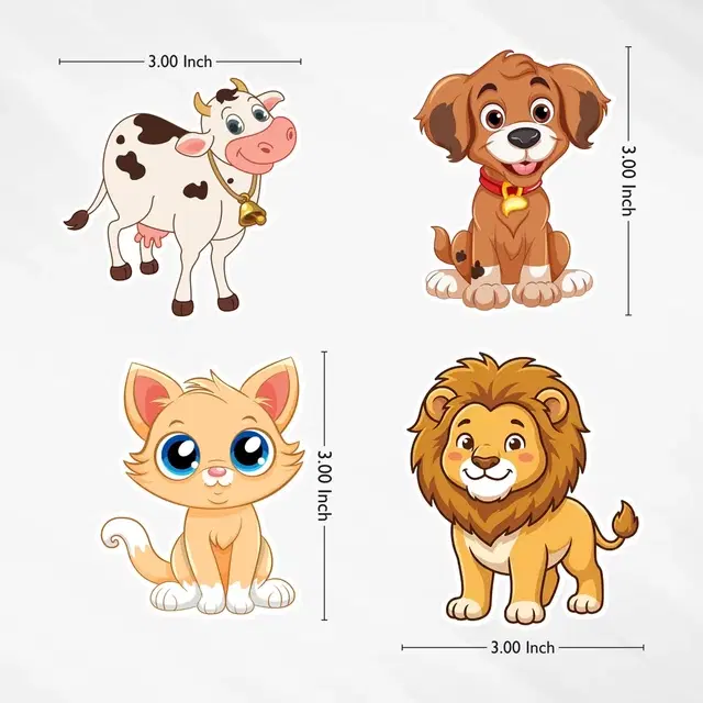 TodFod Animal Fridge Magnet Set Of 6 Home Décor