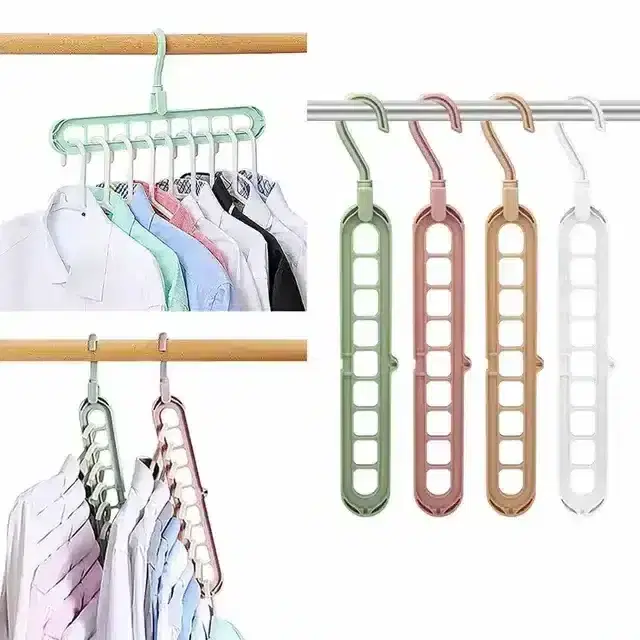 Pallavi Trading Wardrobe Space Saver Folding Hangers,Hangers