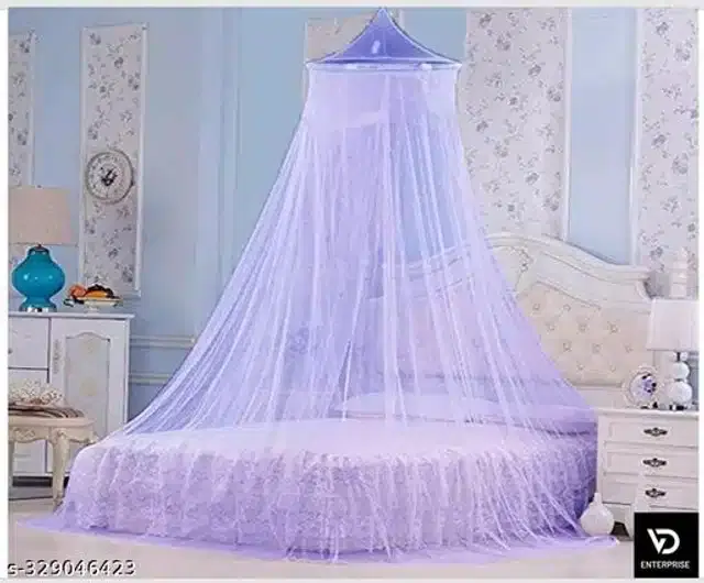 Polyester Mosquito Net, Purple, 7x7 Feet