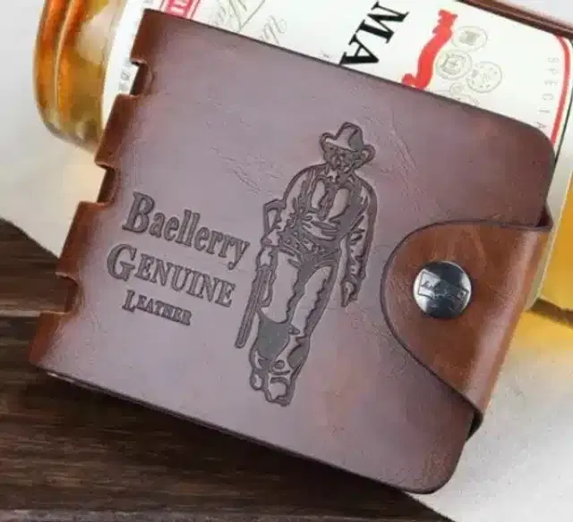 Synthetic Wallet for Men (Brown)