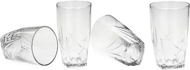 Liquor cum Cocktail Glasses, Transparent, 150 ml, Pack of 4