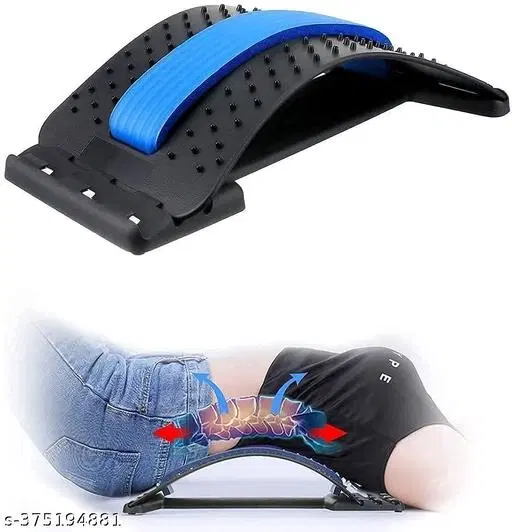 Amaze Weal Back Stretcher, Black & Blue