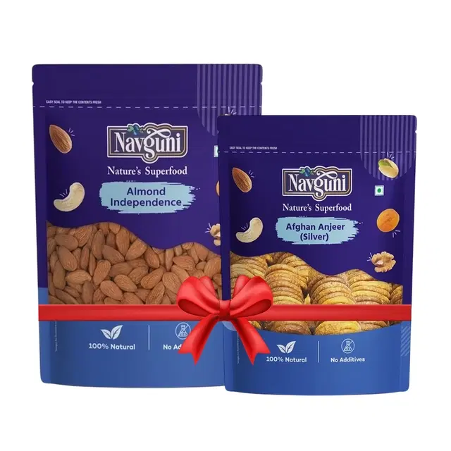 Navguni Combo (Almond 250 g + Afghan Anjeer 200 g )