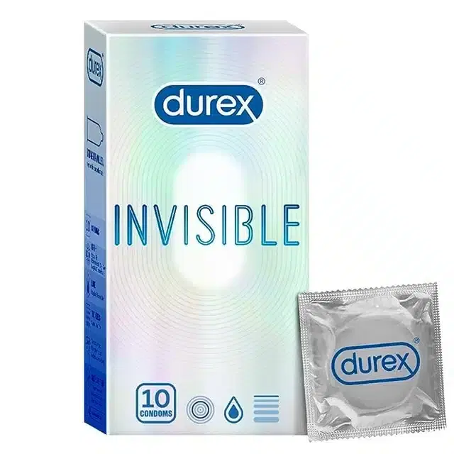 Durex Invisible Super Ultra Thin Condom - 10s