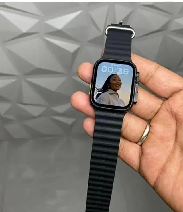 T800 Smart Watch for Men & Women, Black