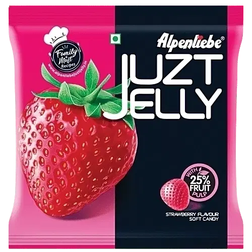 Alpenliebe Juzt Jelly Strawberry Flavour Pouch 140 g
