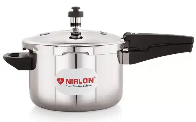 Stainless Steel Pressure Cooker with Lid, Silver, 3 L