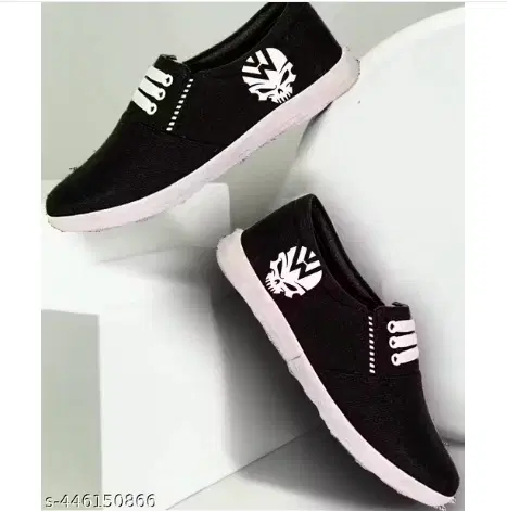 Casual Shoes For Men, Black & White (7)
