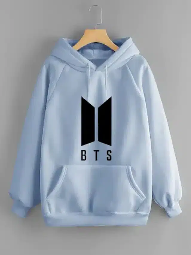 Full Sleeve Hoodie for Women (Sky Blue, S)