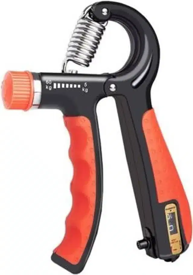 Adjustable Hand Gripper, Orange & Black