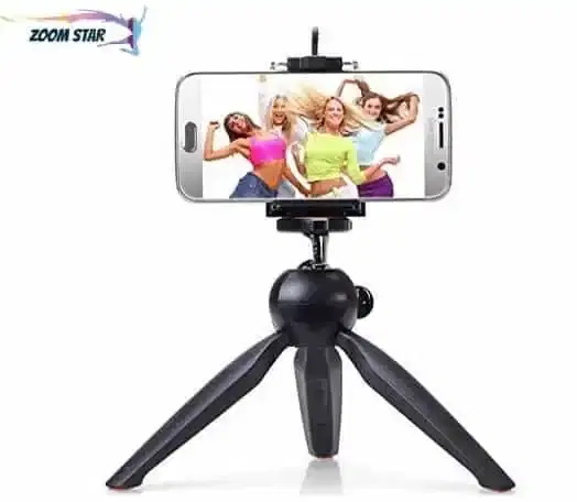 Zoom Star Yt-228 Tripod, Black, Supports Up To 1000 G