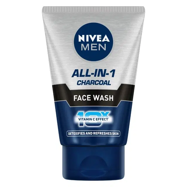 Nivea Men All-In-1 Charcoal Face Wash 100 g