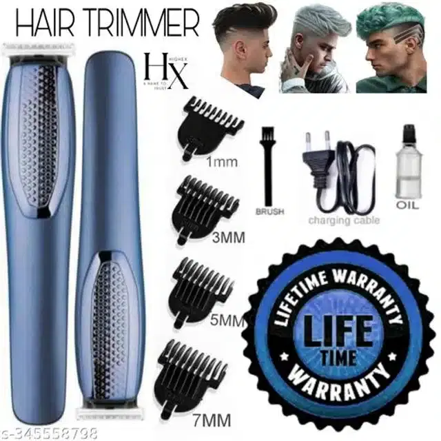 Rechargeable Trimmer for Men, Blue