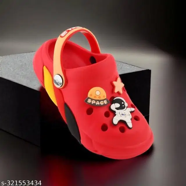 Clogs for Kids (Red, 3.5-4 Years)