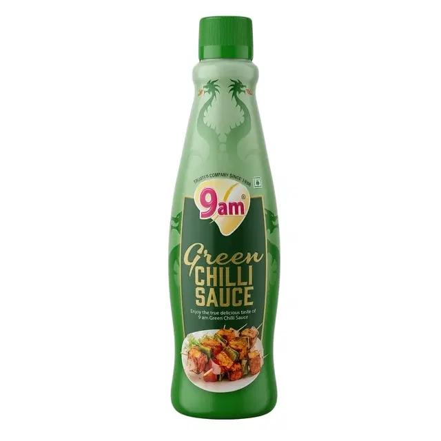 9 Am green Chilli Sauce 650 g