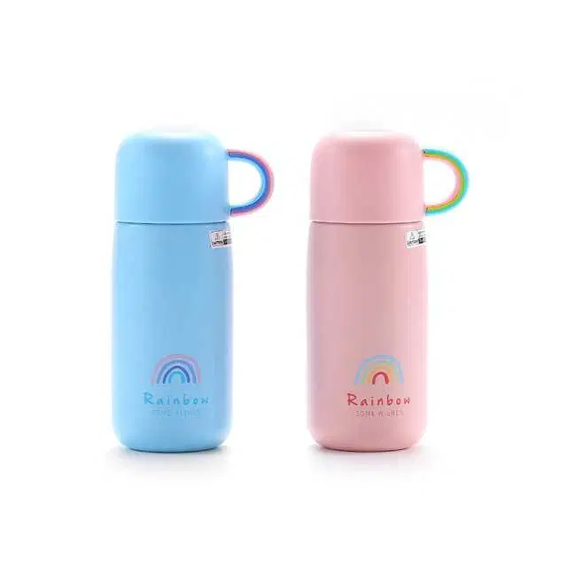 Ximi Vogue Rainbow Vacuum Cup, 320 ml, Pink/Blue, Pack Of 1, X-434