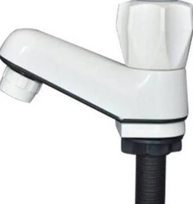 Plastic Pillar Taps, White