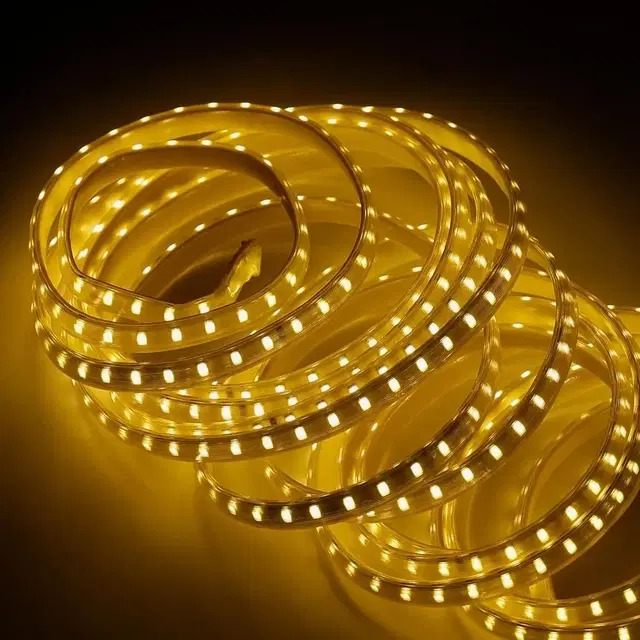 LED Rope Light, Yellow, 5 m, Pack of 1