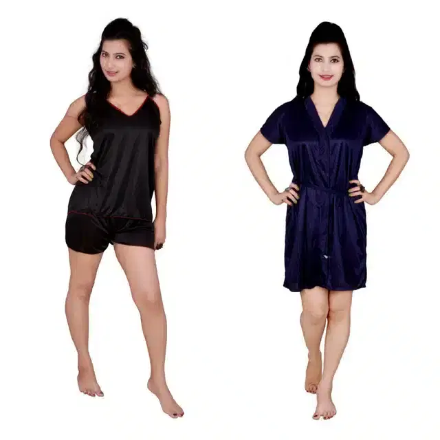 Babydoll for Women, Pack of 2 (Multicolor, Free Size)