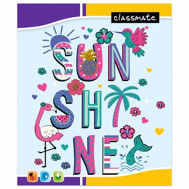 Classmate B5 [24x18cm] English Notebook 120 Page