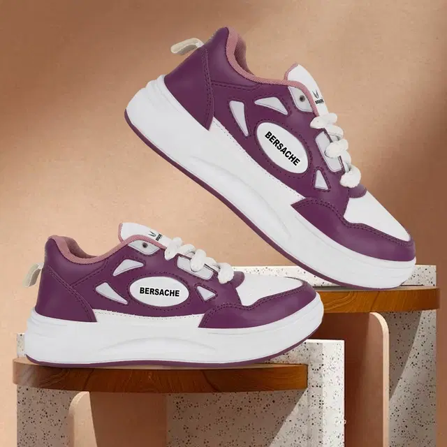 Casual Shoes for Women, Maroon (8)