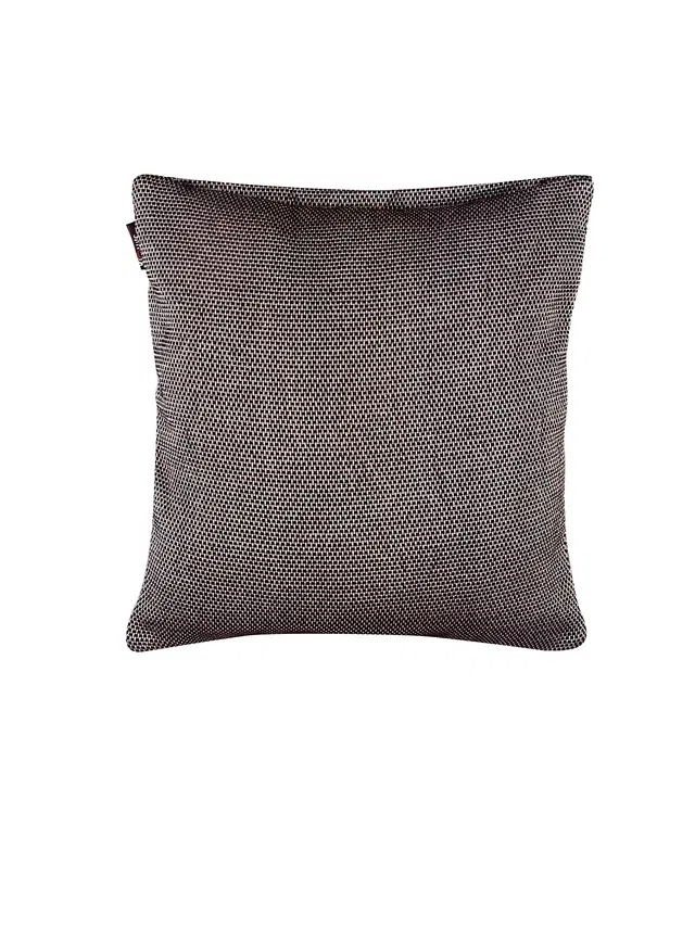 Cotton Cushion Cover, Grey, 12x12 inches