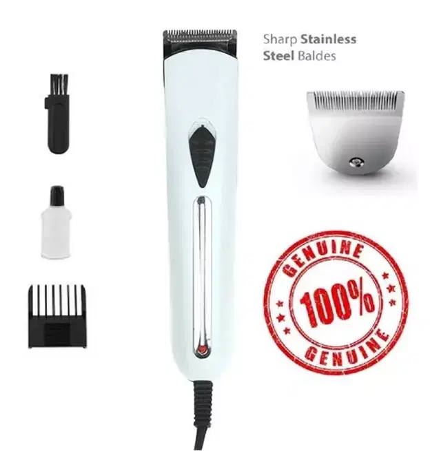 201B Professional Rechargeable Hair Trimmer for Men & Women, White