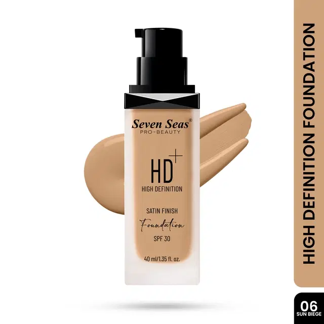 Seven Seas Ultra Finish Foundation, Sun Beige
