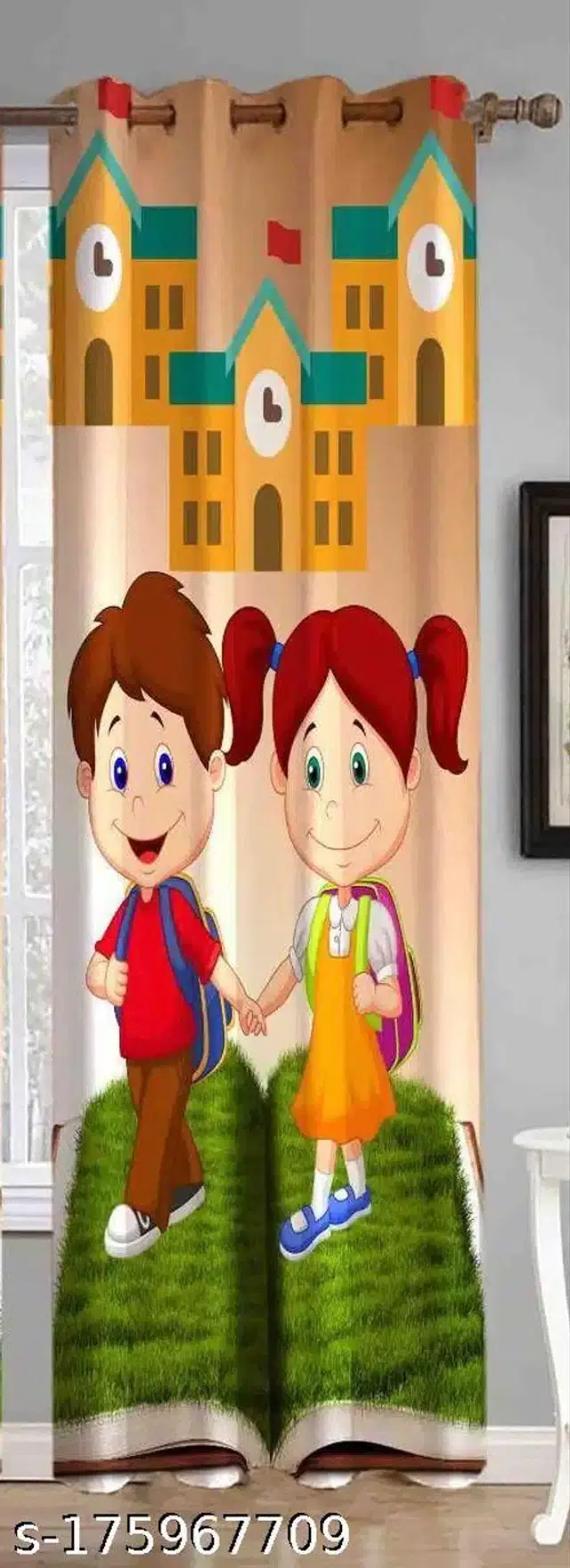 Curtains for Door, Multicolor, 5 Feet