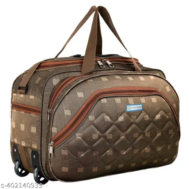 Polyester Duffel Bags, Brown